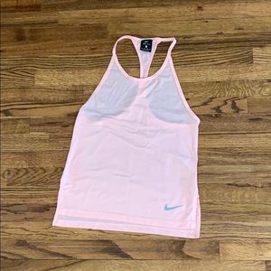 Nike dri fit racer back pink workout tank XS